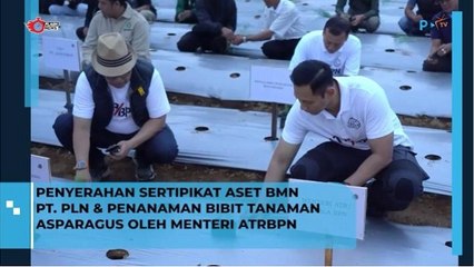 Program Redistribusi tanah, AHY Serahkan Sertipikat Tanah di Kampung Ciguntur