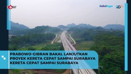 Prabowo-Gibran Bakal Lanjutkan Proyek Kereta Cepat Sampai Surabaya