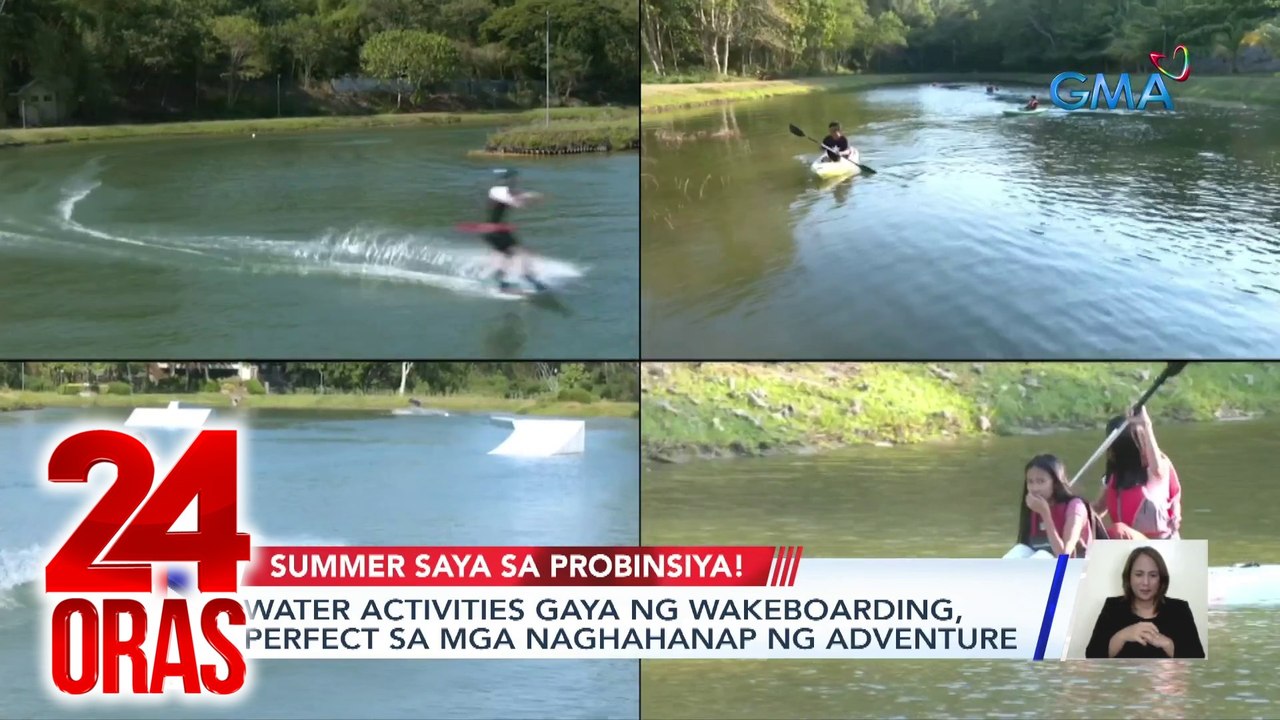 Water activities gaya ng wakeboarding, perfect...