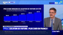 En France, le coût moyen d'une voiture de location pour cet été est de 331 euros