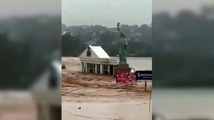Loja da Havan em Lajeado é inundada durante chuvas no RS
