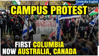 Pro-Palestine Protests Sweep Australian and Canadian Universities after U.S. Campuses |Oneindia News