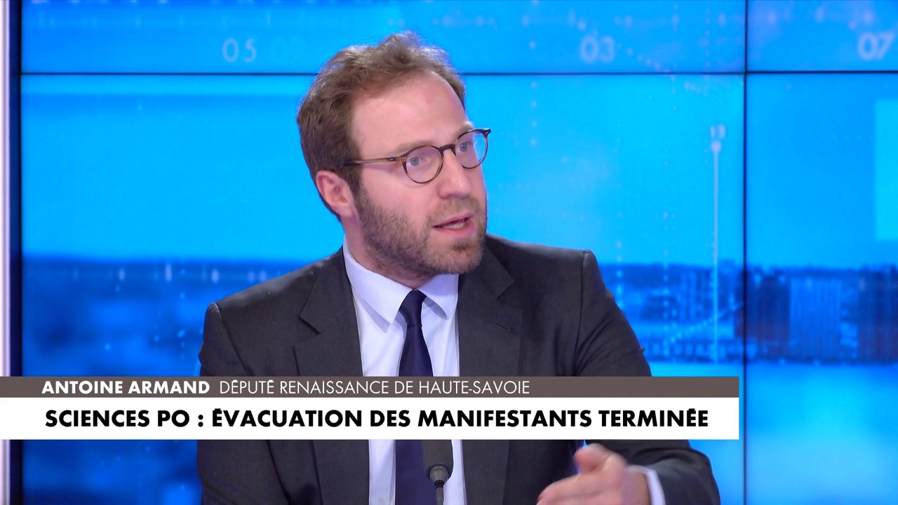 Antoine Armand : «Quand on entend certains étudiants qui bloquent les cours, on préférerait qu’ils les suivent»