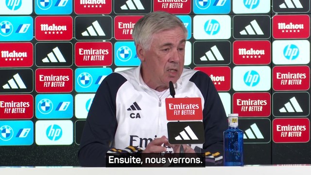Ancelotti : La finale que nous avons en tête est celle de mercredi, contre le Bayern, et Lunin jouera