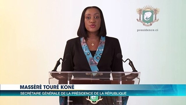 Des nominations à la Présidence de la République et au District autonome d'Abidjan (Communiqué)