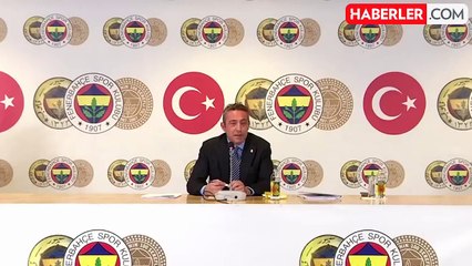 Fenerbahçe Başkanı Ali Koç, TFF seçimleri ve yanlış haberler hakkında basın toplantısı düzenledi