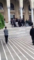 Zafer Partili siyonist uşakları Gazi Üniversitesi'ndeki Gazze eylemine saldırdı!