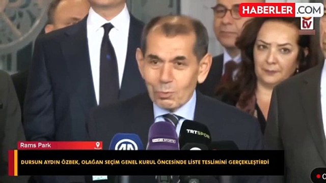 Dursun Özbek listesini teslim etti! Erden Timur, yeni dönemde olacak mı?