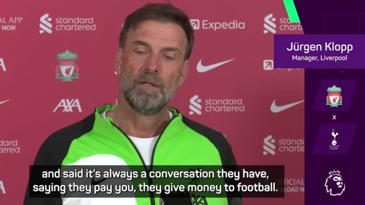 12.30 kickoffs are a crime - Klopp and Guardiol...