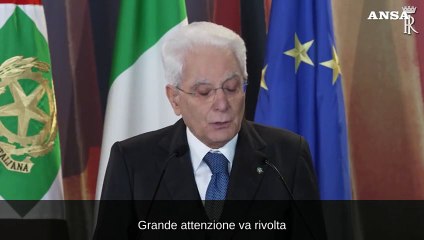 Mattarella: "Salvaguardare la liberta' di espressione dei giovani artisti"