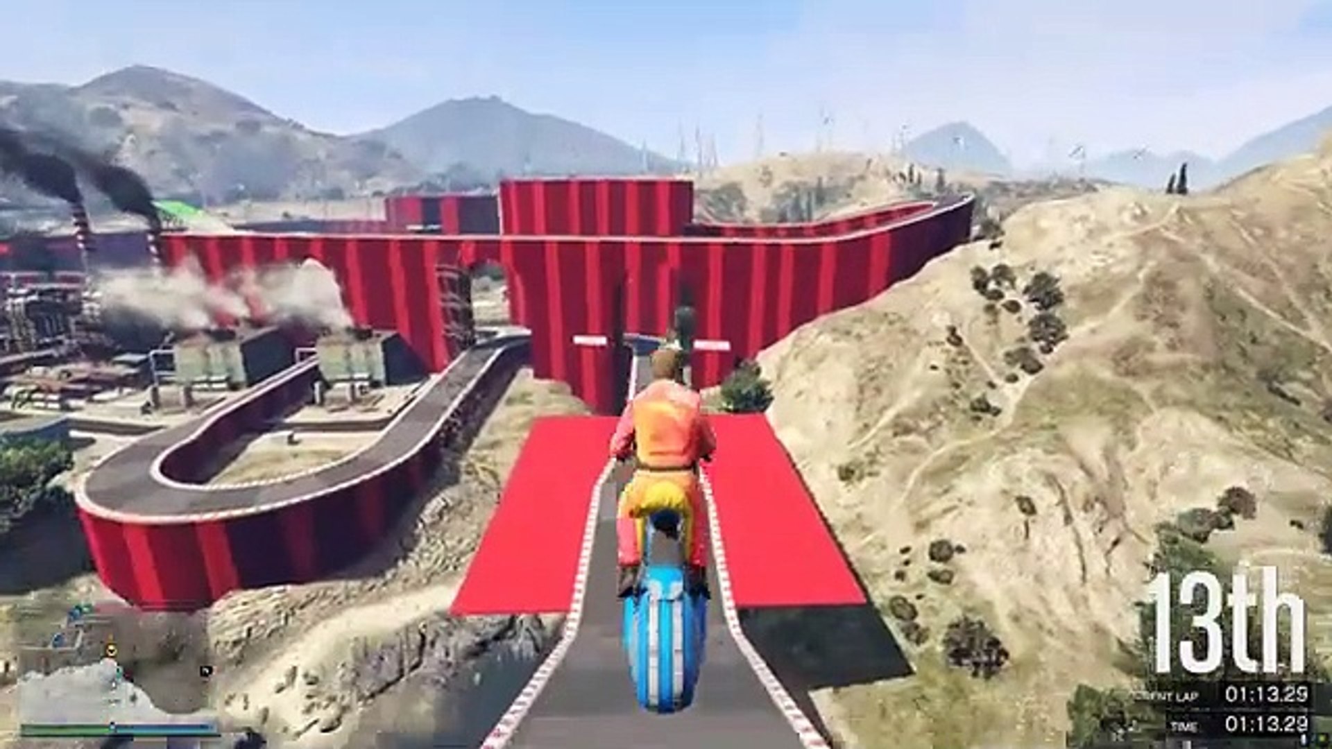 GTA 5 Gameplay Gameplay mega ramp