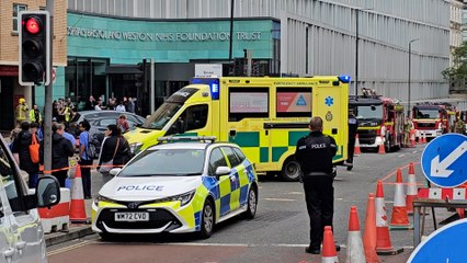 Major incident declared at city hospital with patients urged to stay away