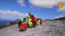 Vulcano, cade un turista tedesco 83enne e viene soccorso dal Cnas Sicilia