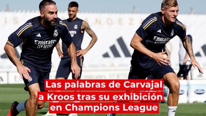 CARVAJAL PRESUME de KROOS en redes tras su EXHIBICIÓN en MÚNICH
