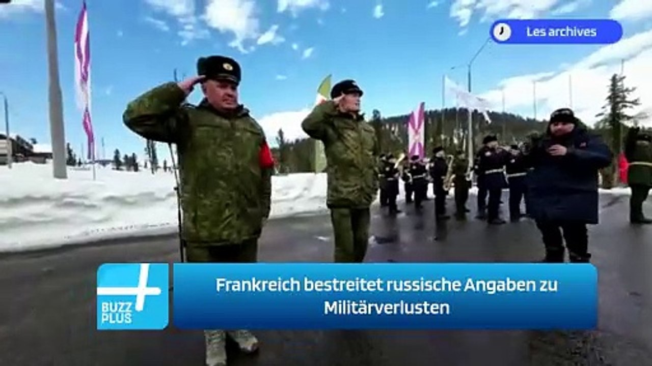Frankreich bestreitet russische Angaben zu Militärverlusten