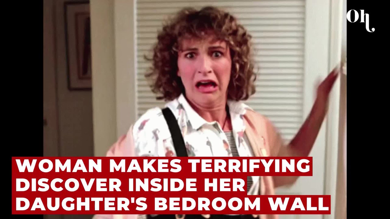 Woman makes terrifying discover inside her daughter's bedroom wall