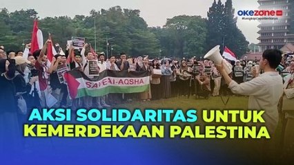Ratusan Mahasiswa UI Gelar Tenda Suarakan Kemerdekaan Palestina