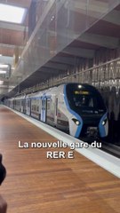 La nouvelle gare du RER E à La Défense a été inaugurée