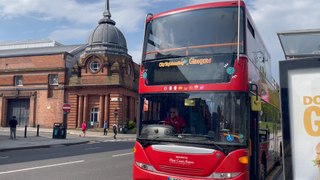Glasgow’s City Sightseeing tour bus