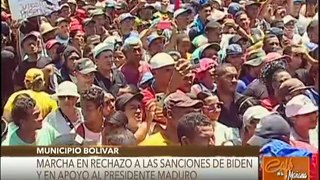 Sucre | Habitantes del mcpio. Bolívar respaldan al Gobierno Bolivariano y rechazan bloqueo económico