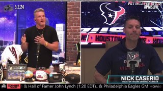 Nick Caserio on Pat McAfee show