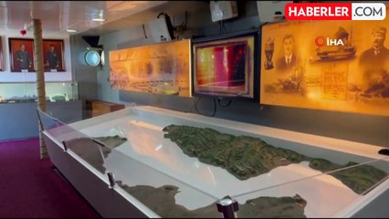TCG Nusret Müze Gemisi Marmaris'te ziyarete açıldı