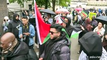 All'University College di Londra gli studenti protestano per Gaza