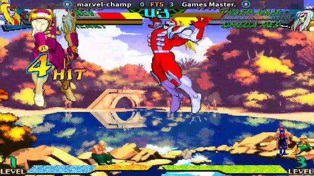 Marvel Super Heroes Vs Street Fighter - Marvel-Champ Vs Games Master. FT5