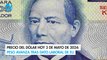 Precio del dólar hoy 3 de mayo de 2024: Peso avanza tras dato laboral de EU