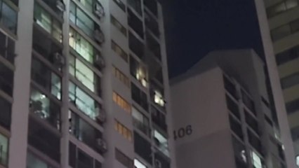 인천 옥련동 아파트에서 불...1명 연기흡입 / YTN