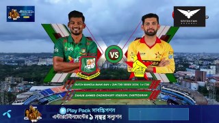 Bangladesh Vs Zimbabwe Highlights 1st t20 2024
