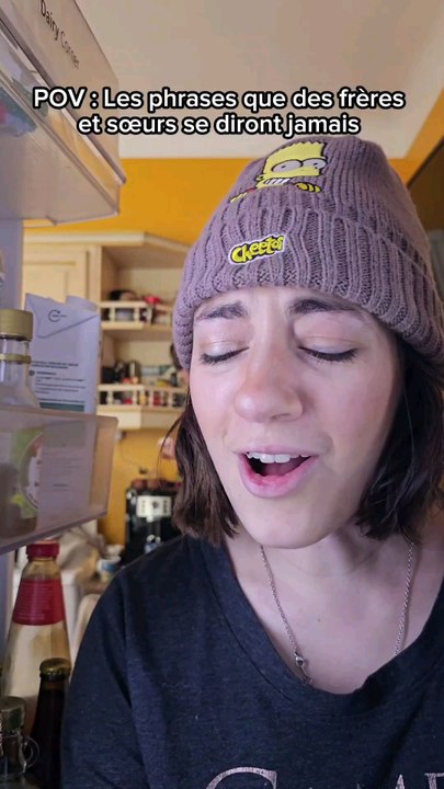 Ce que les frères et sœurs se diront jamais...