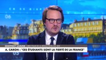 Geoffroy Lejeune : «Ce sont juste des gens à qui il a manqué une éducation»