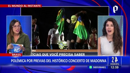 Madonna: gigantesco escenario para concierto histórico y gratuito en Brasil