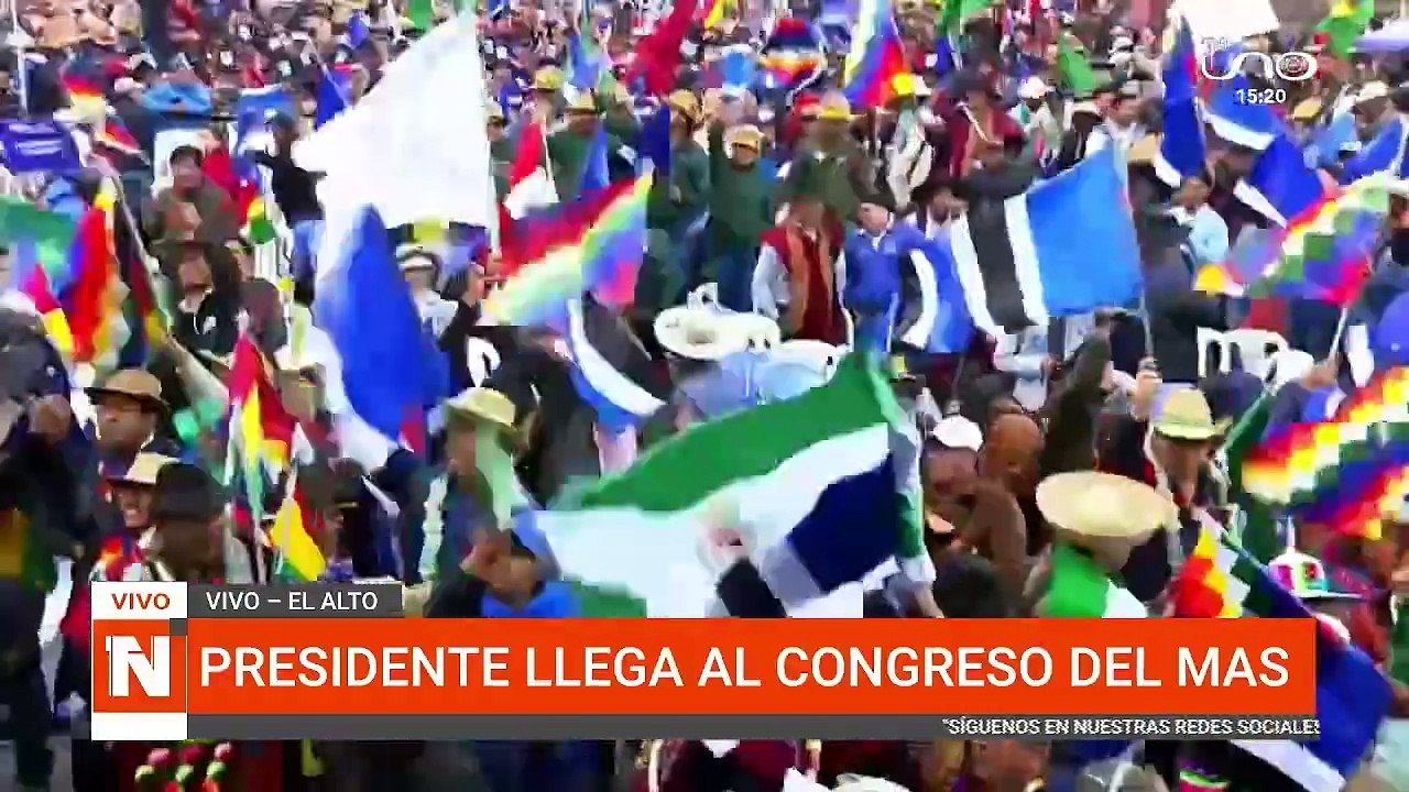 Llega Luis Arce al congreso del MAS