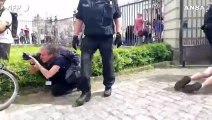 Berlino, studenti per la Palestinaa sgomberati dalla polizia