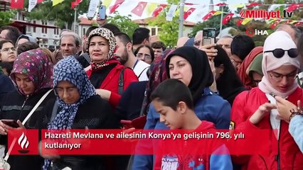 Solo Türk ve Türk Yıldızları'nden nefes kesen gösteri! Mevlana'nın Konya'ya göçü kutlandı