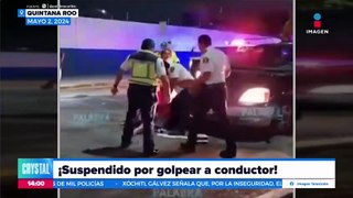 VIDEO: Policía de tránsito patea a conductor