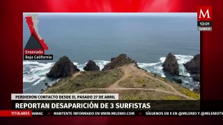 Reportan como desaparecidos a 3 surfistas extranjeros en Ensenada, BC