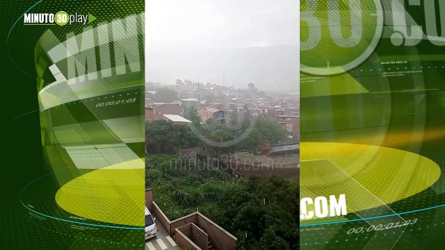 Lluvias llegan al norte del Valle de Aburrá Bello se cubrió de nubes