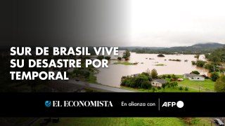 Sur de Brasil vive su desastre por temporal