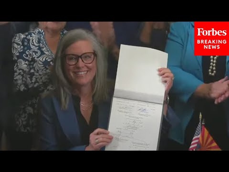 WATCH: Arizona Gov. Katie Hobbs Repeals 1864 Total Abortion Ban