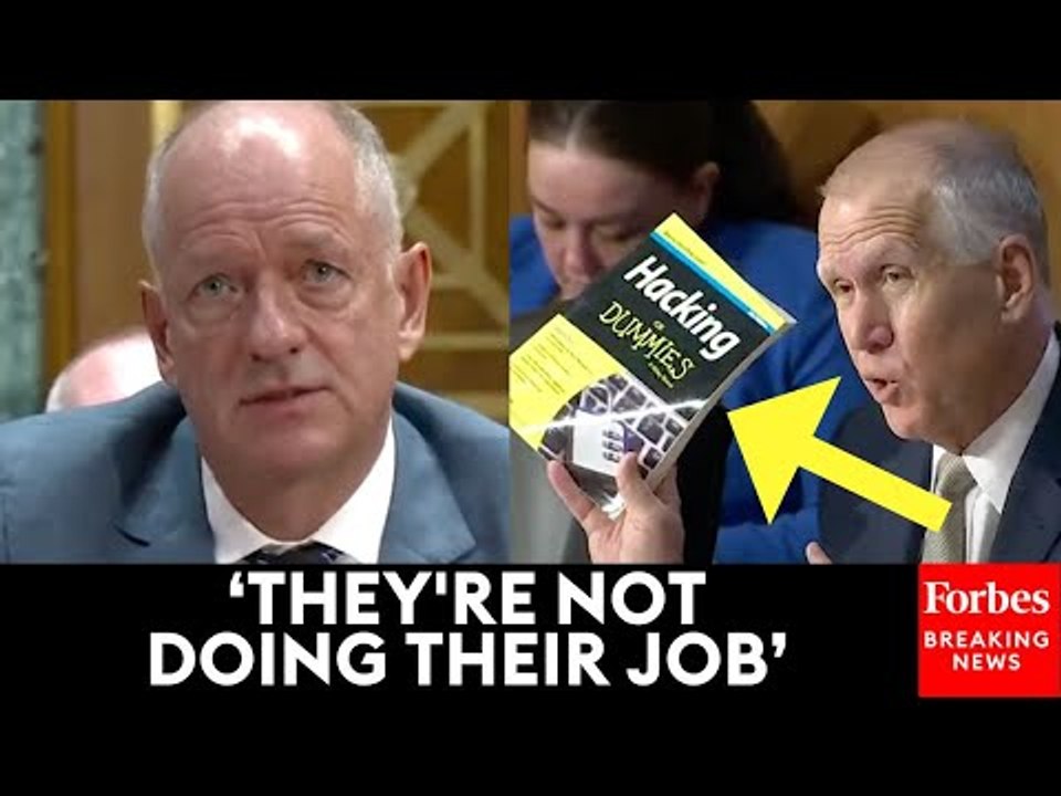 Thom Tillis Pulls Out Book On ‘Hacking For Dummies’ While Grilling CEO On Change Healthcare Hack