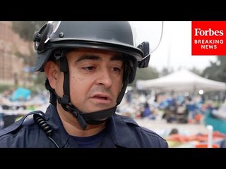 Fire Extinguishers Were 'Thrown At Us’ By UCLA Pro-Palestinian Protesters: California Police