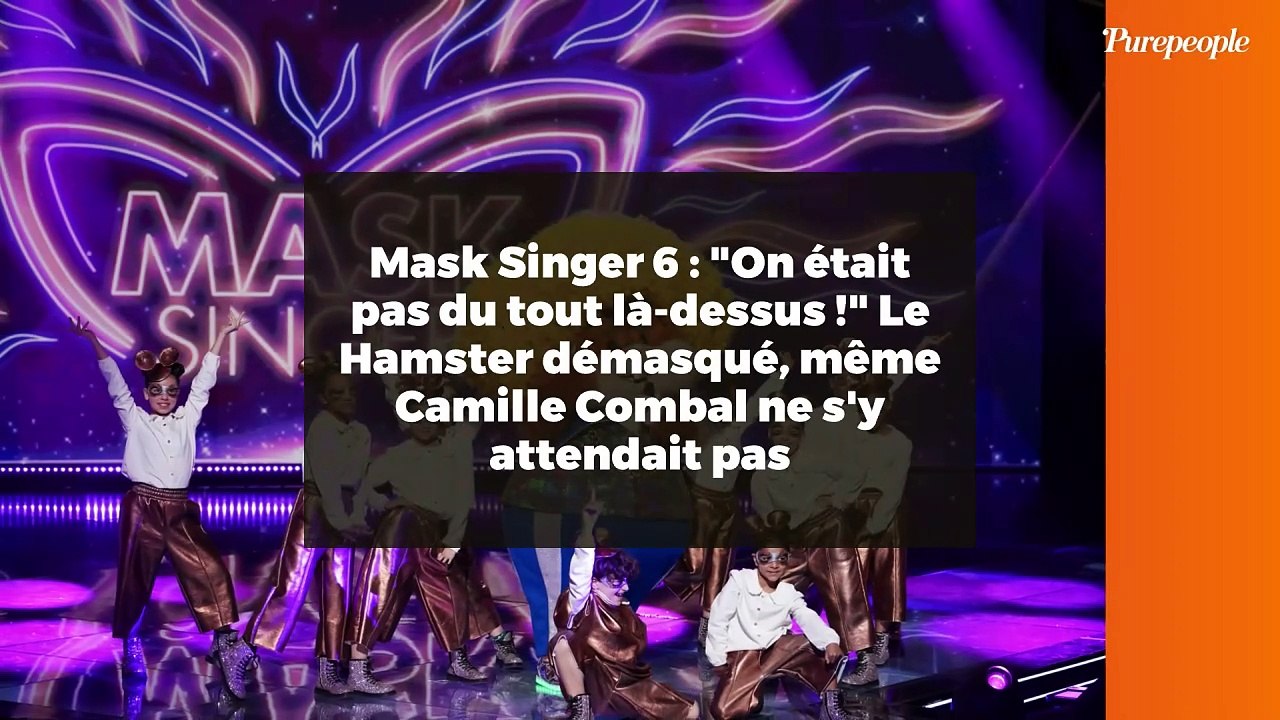 Mask Singer 6 : "On était pas du tout là-dessus !" Le Hamster démasqué, même Camille Combal ne s'y attendait pas