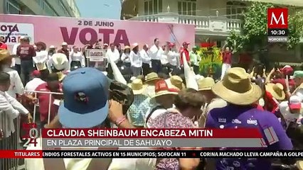 Claudia Sheinbaum se presentará esta tarde en Sahuayo, Michoacán