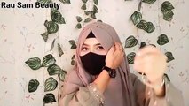 Cute -- Hijab Styles With Layers _ Very Easy And Stylish Layer Hijab Tutorial With Mask _(360P)