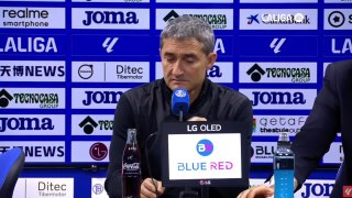 Getafe 0 - Athletic 2, rueda de prensa de Ernesto Valverde