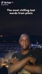 Plane crash pilot last words