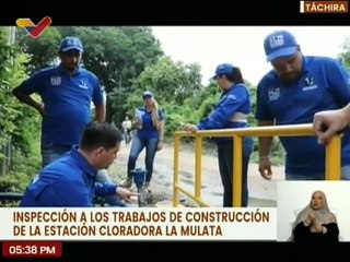 Gobierno Regional supervisa avances de la construcción del acueducto La Mulata en el edo. Táchira